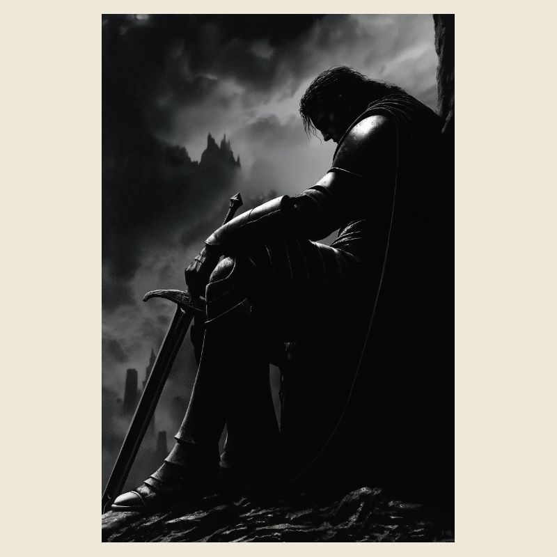 Poster Illustration Chevalier