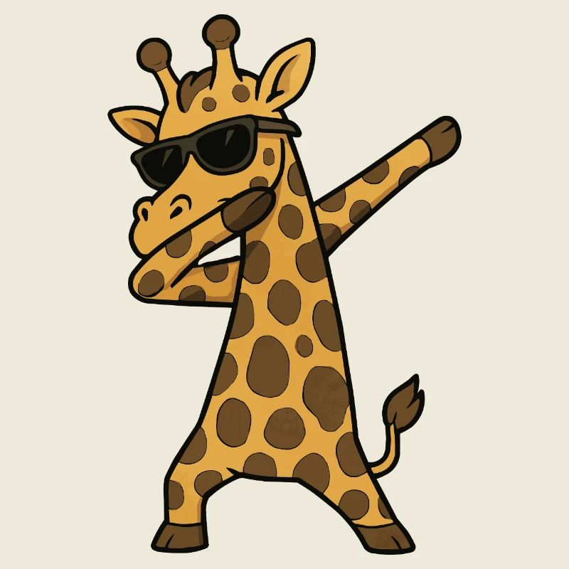 giraffe dabbing