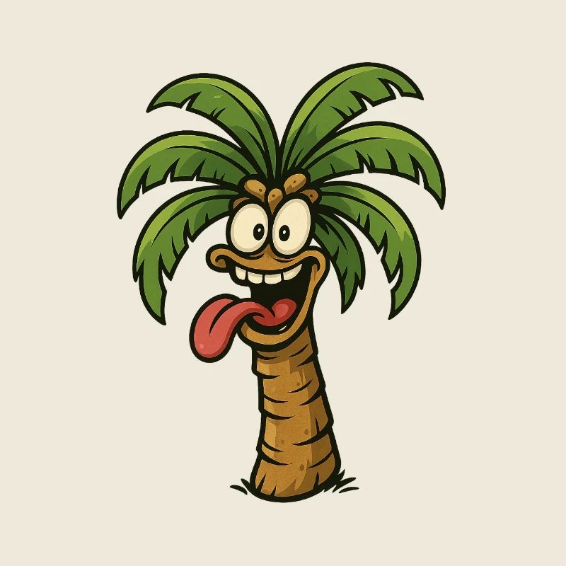 Verrückte Palme