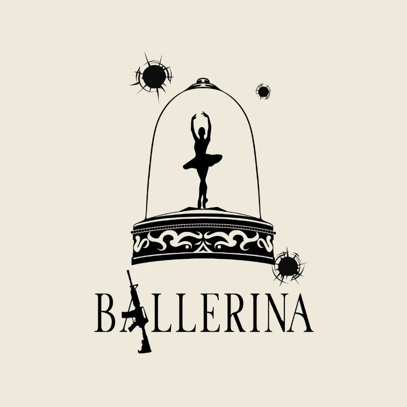 Danseuse dans une grêle de balles – balleuse expressive