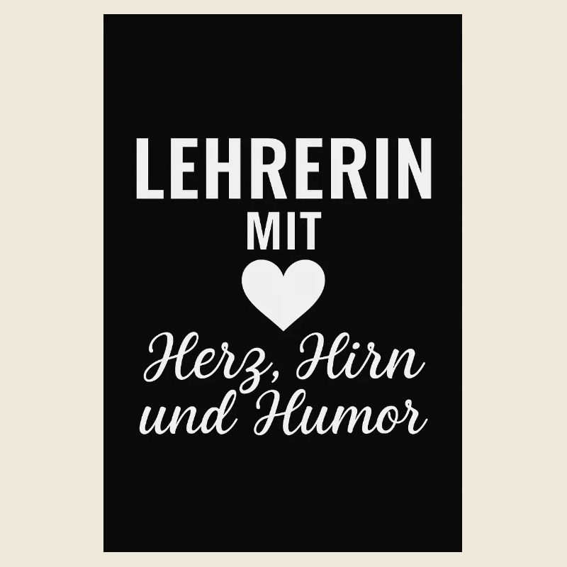 Lehrerin mit Herz, Hirn & Humor – Geschenkidee