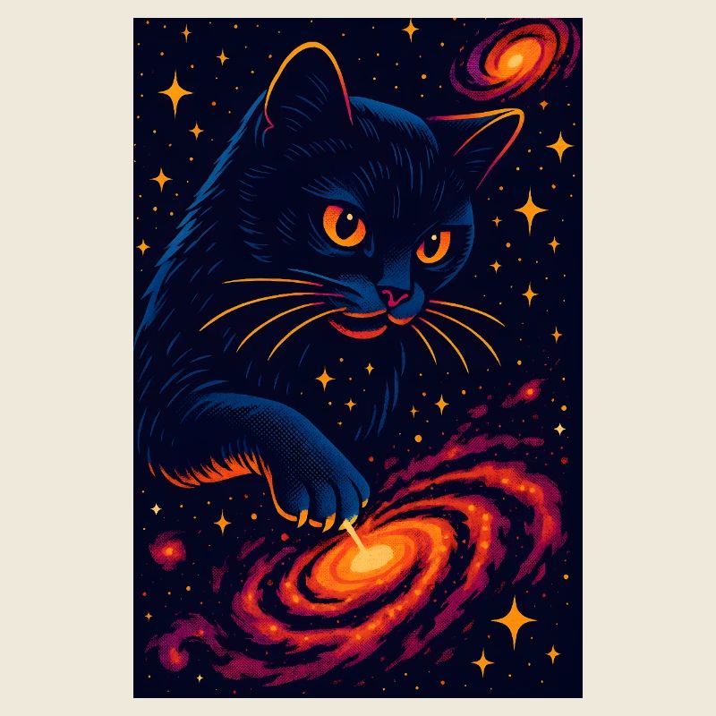 Conception de chat cosmique, Chats d’amour