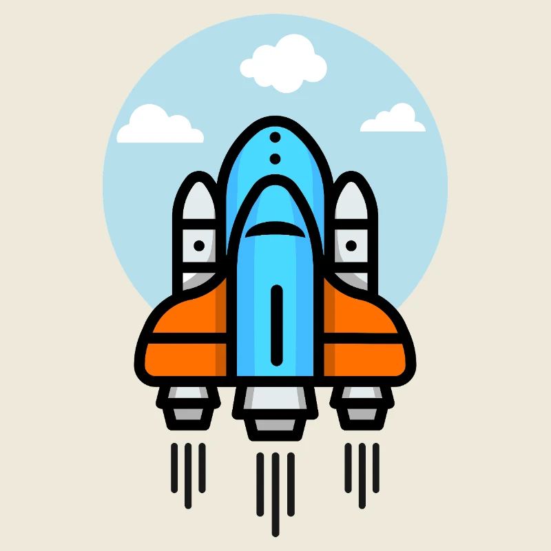 Futuristic Spacecraft Illustration