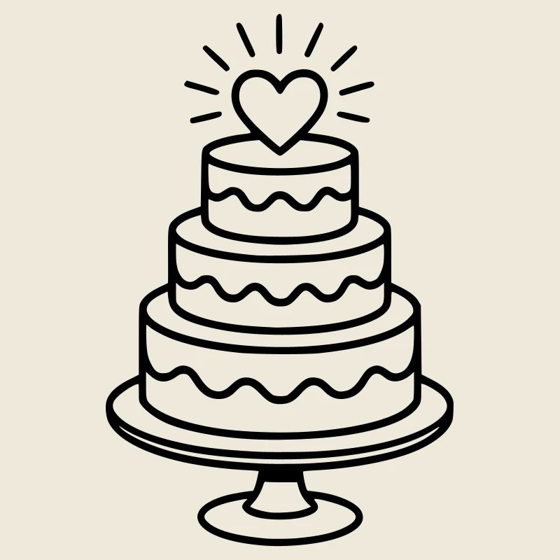 Mariage - Pièce montée