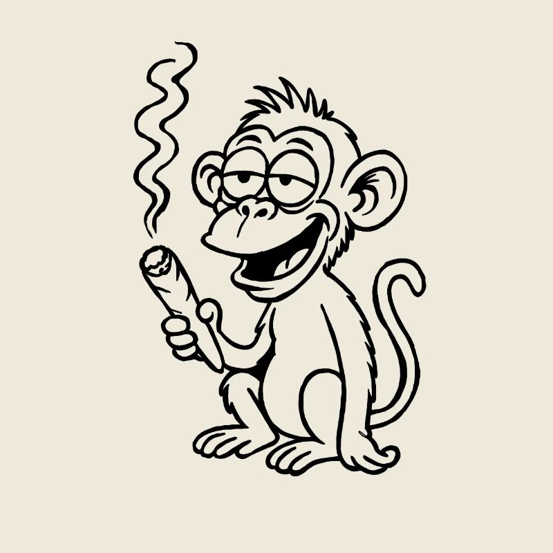 Der Affe peilt ein bisschen anders