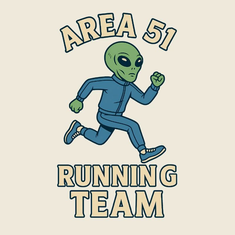 Conception de l'équipe de course extraterrestre de la zone 51