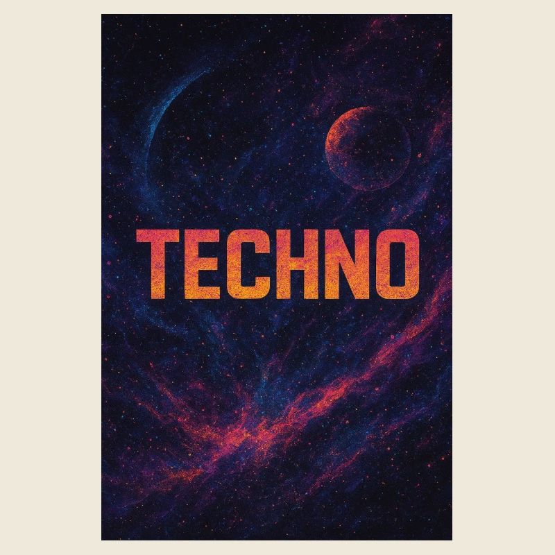 Futuristic Space Techno Design