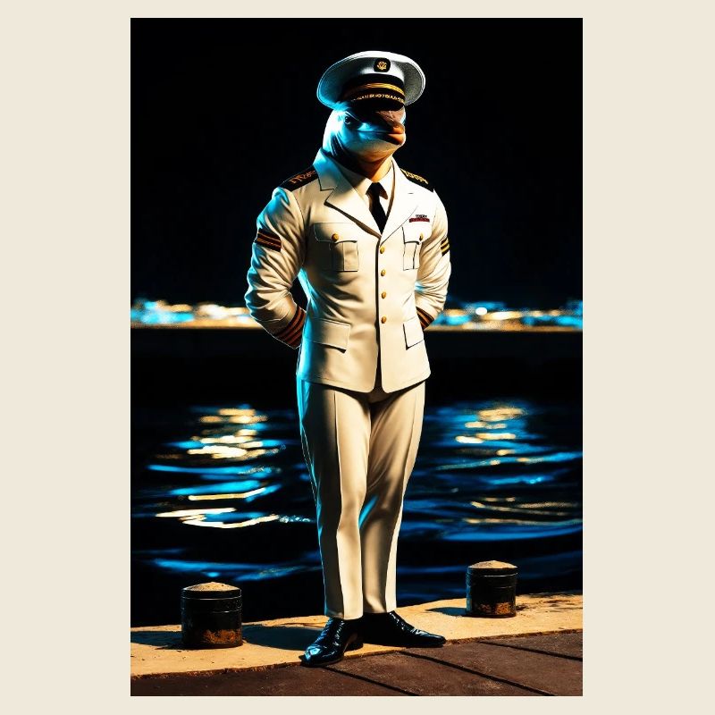 Mariner humanoider Delfin