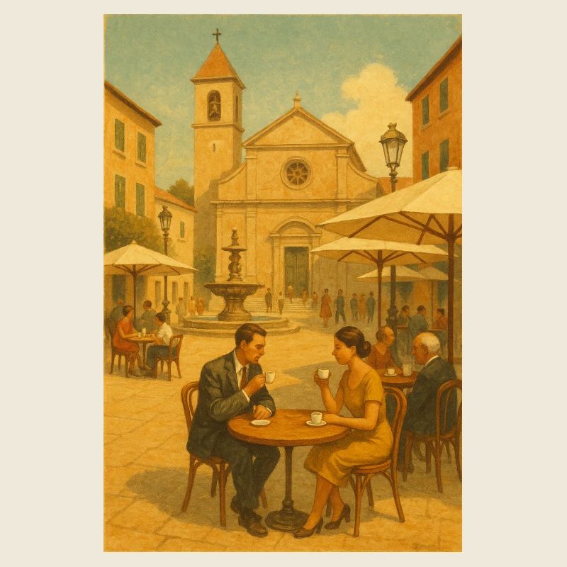 Coffee magic in squares