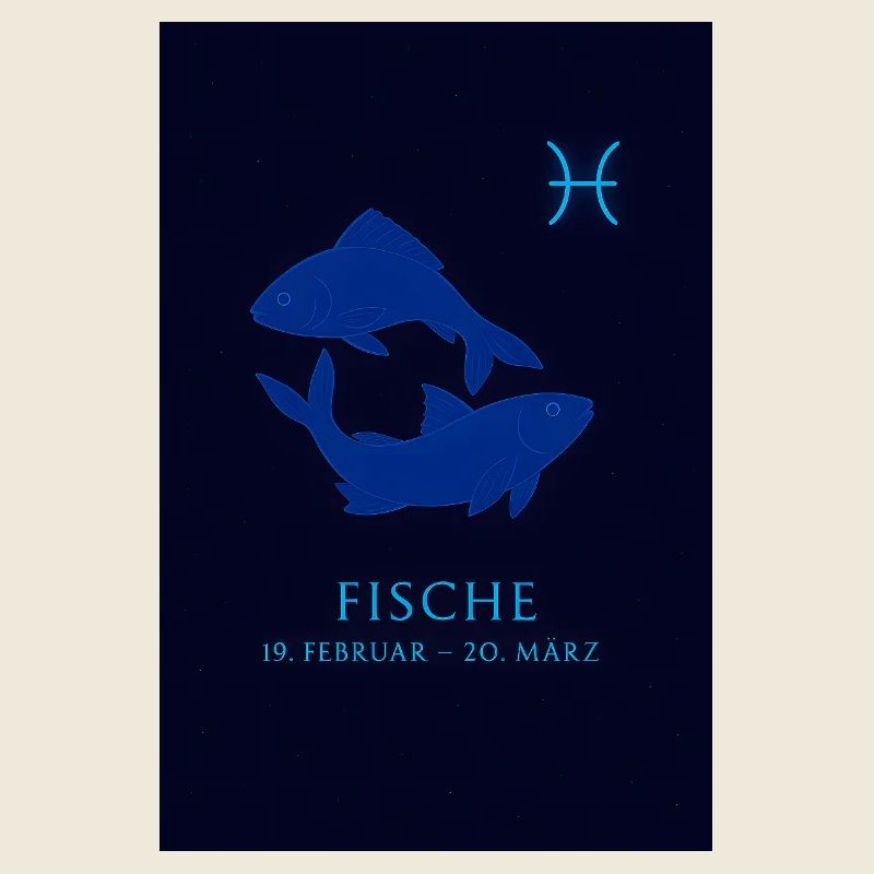 Fische Sternzeichen Design