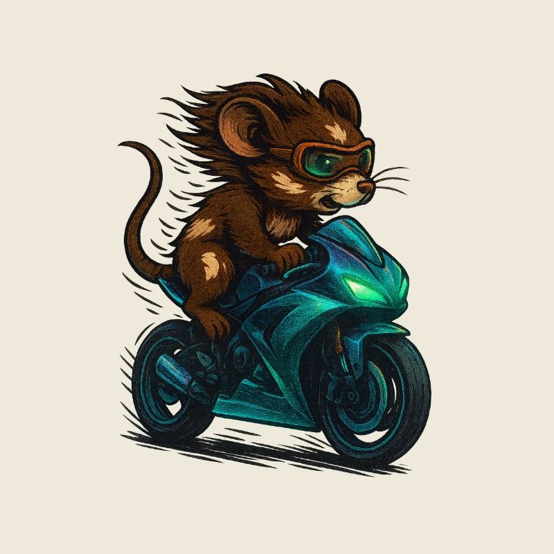 Motorrad Maus