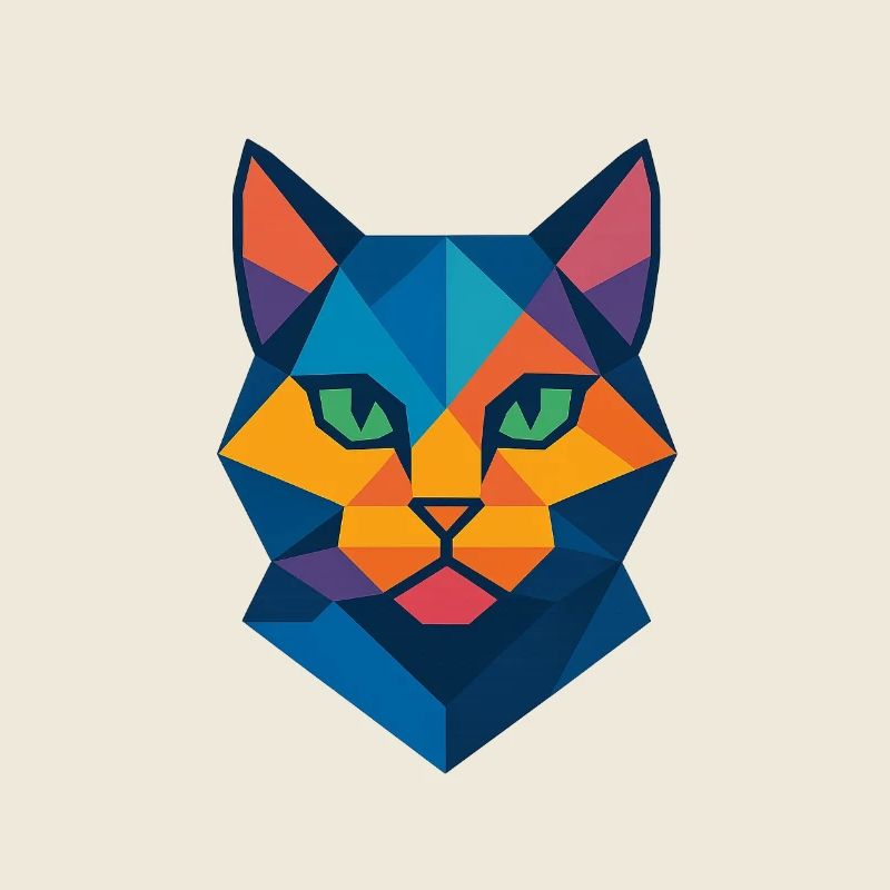 Chat | Tête de chat Impression / Impression / Design