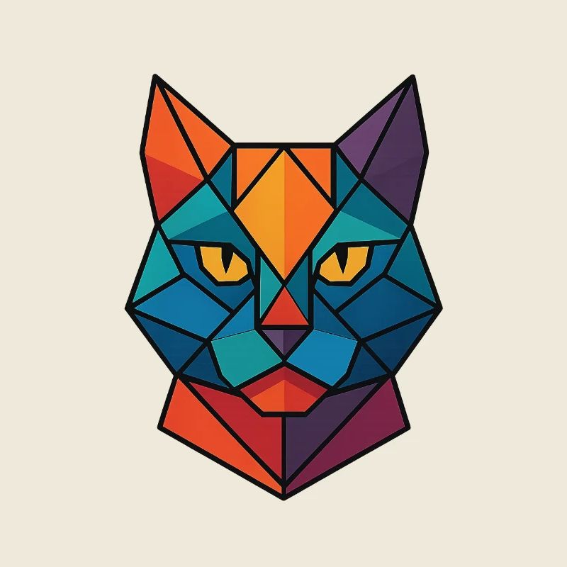 Chat | Tête de chat Impression / Impression / Design