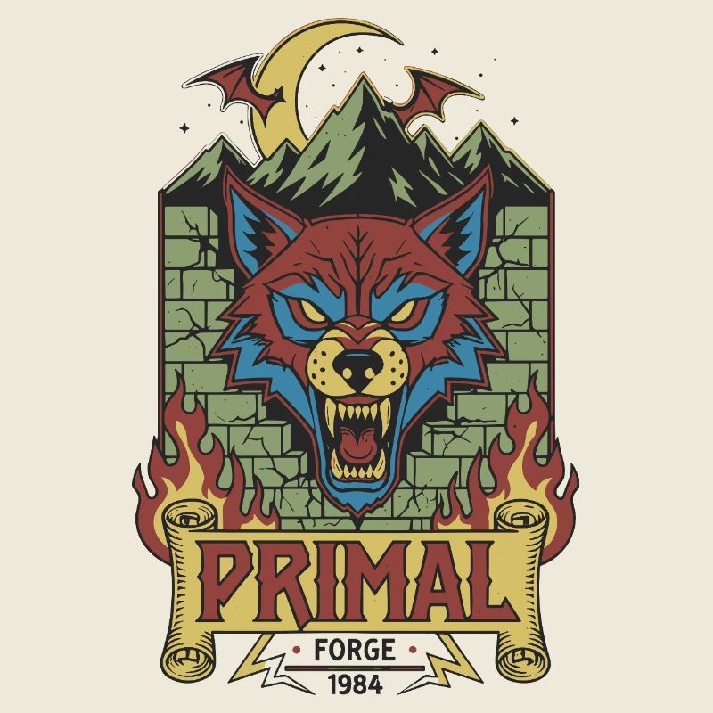 Primal Wolf Forge 1984
