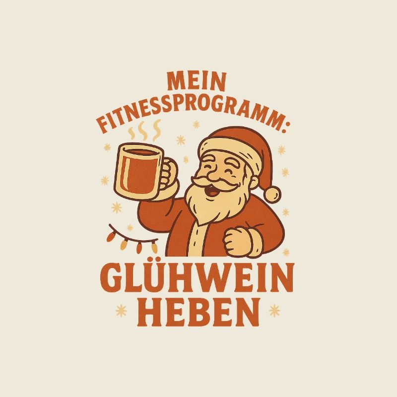 Le vin chaud élève le marché de Noël dicton drôle