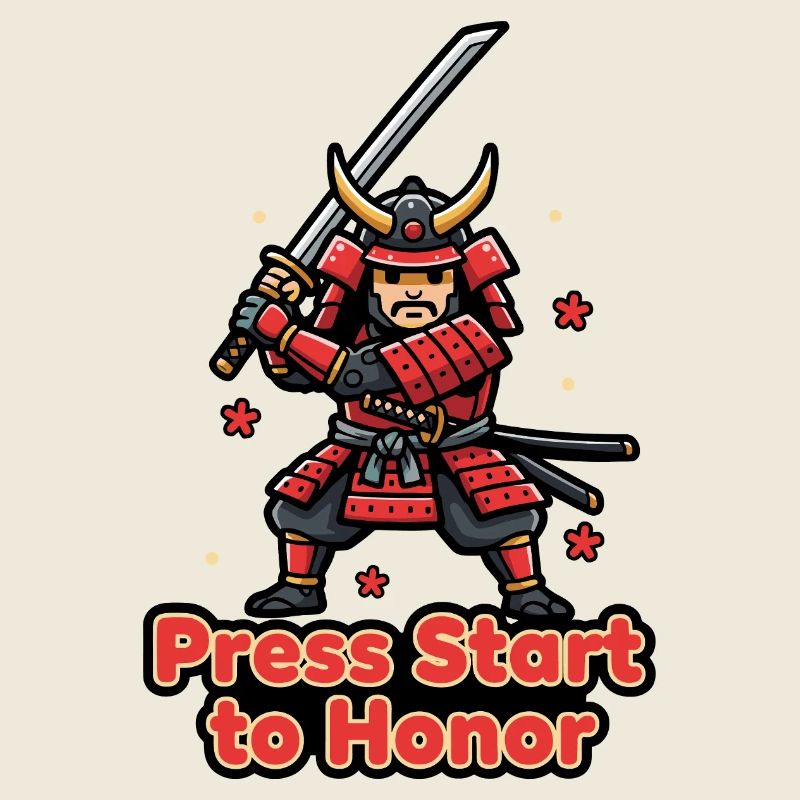 Samouraï rétro Appuyez sur Start