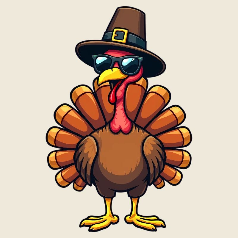 Thanksgiving Drôle Dinde de Thanksgiving