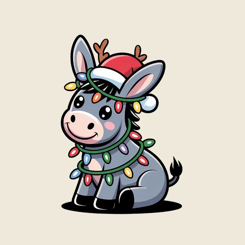 Âne Elfe Noël