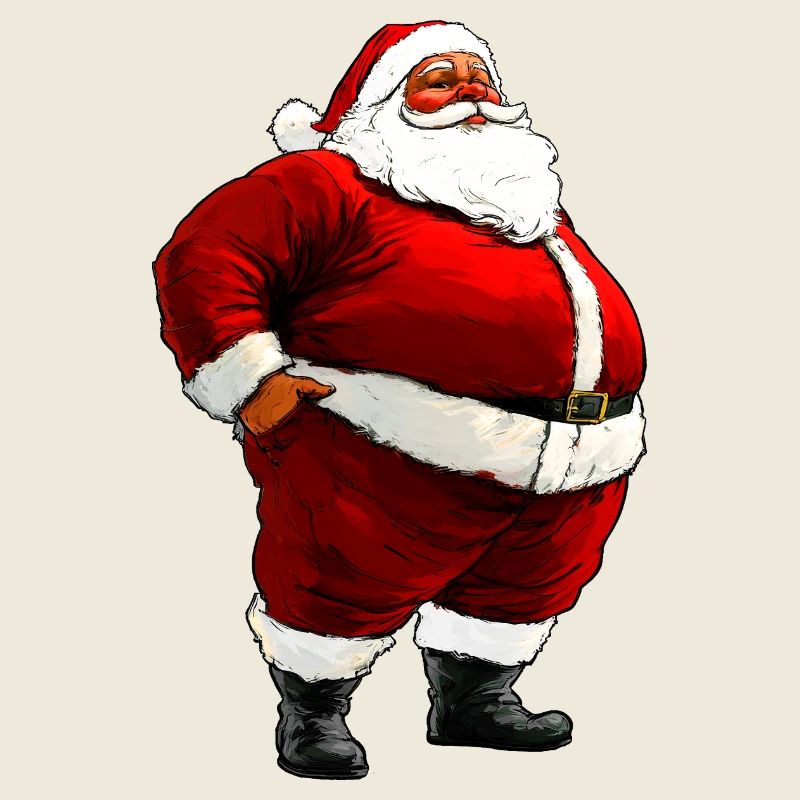 Dicker Weihnachtsmann