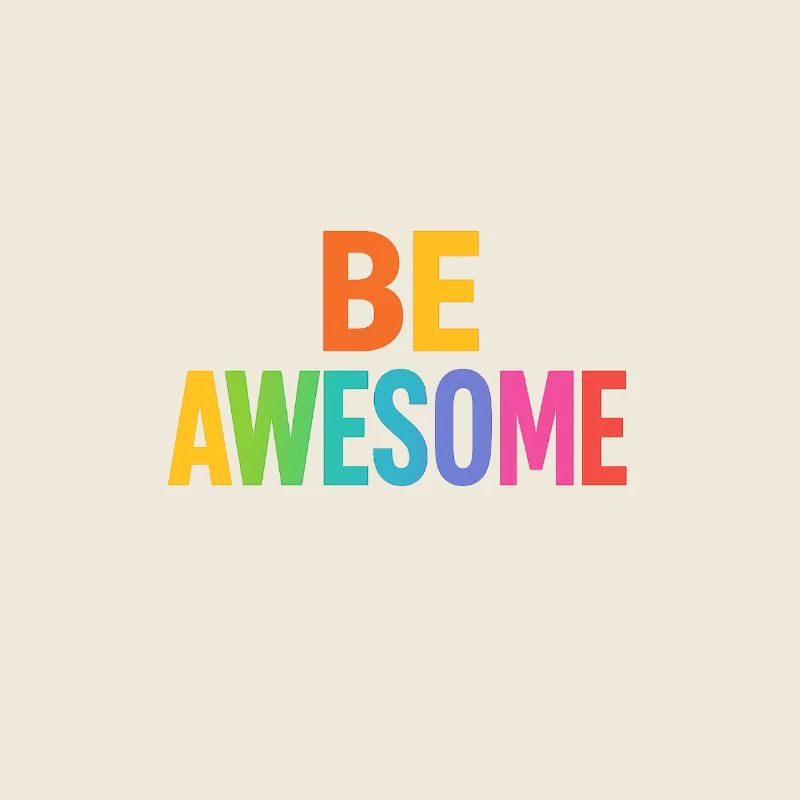 Be Awesome Regenbogen Boost