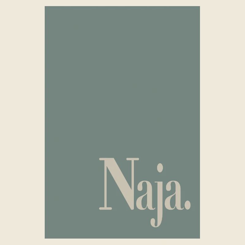 Minimal Art Poster "Well."