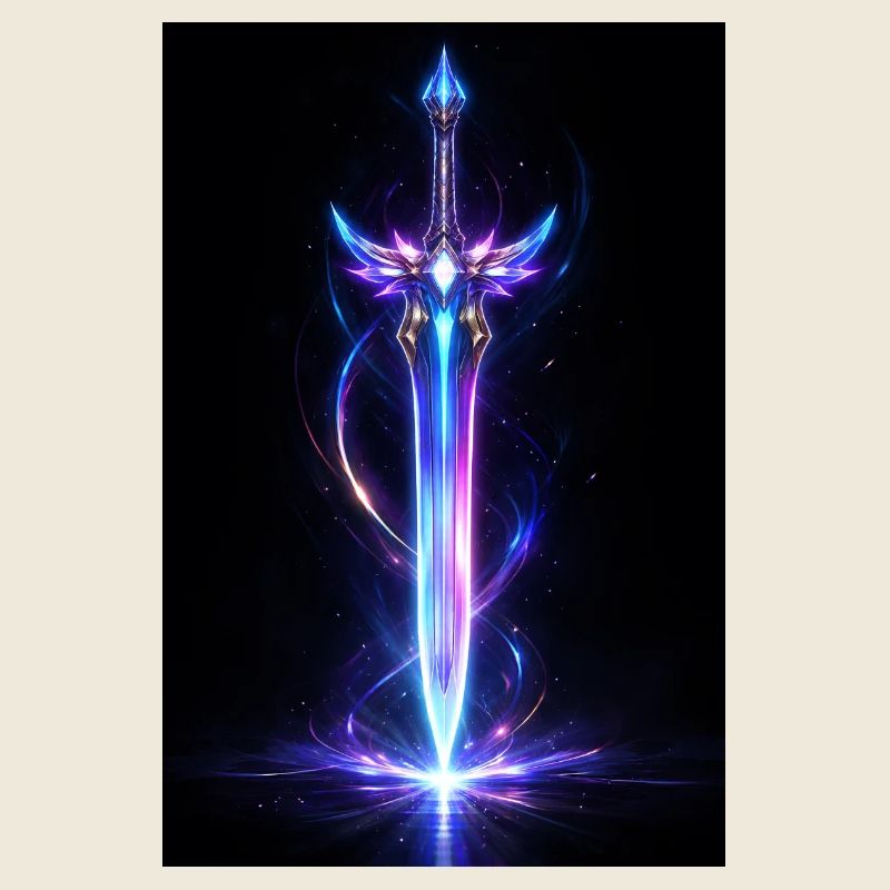 Neon-Astralschwert
