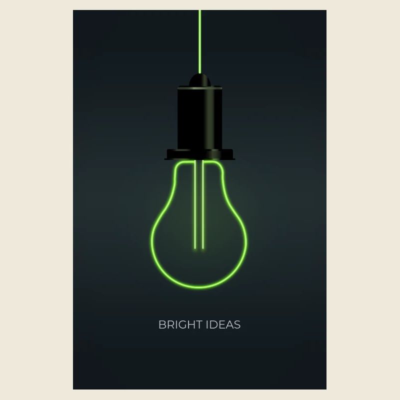 Bright Ideas – Neon Light Bulb Design