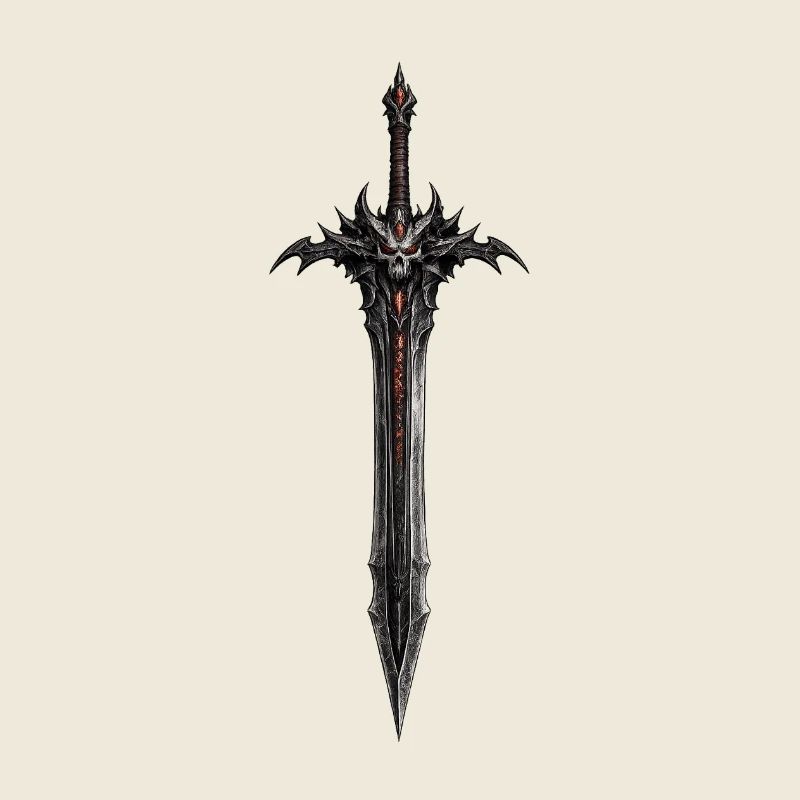 Dreadblade Skull Sword