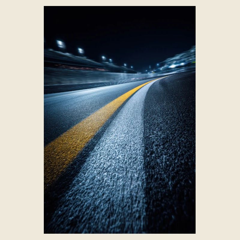 Mitternachts-Streckenhorizont