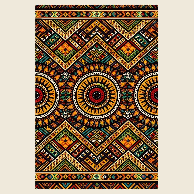 Tribal Mandala Geometric Pattern