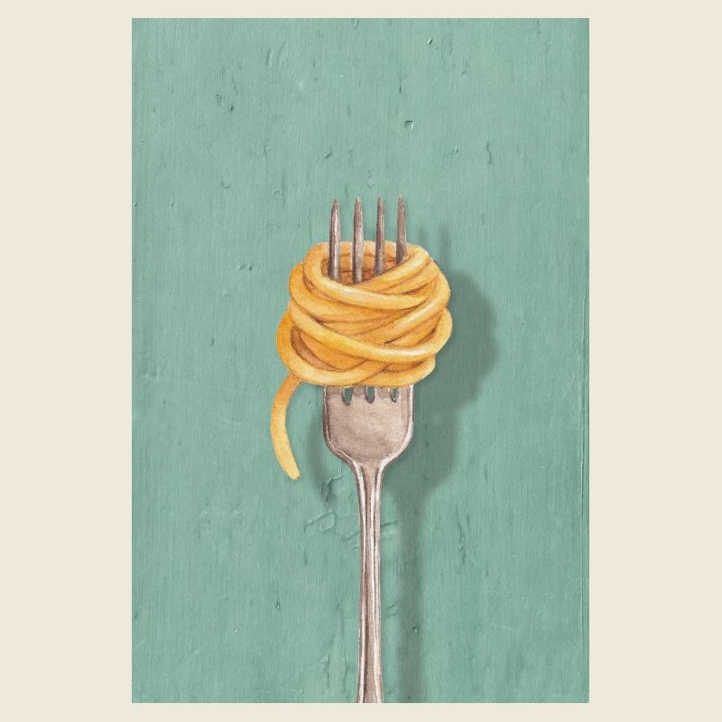 Pasta Fork Reduced Kitchen Design