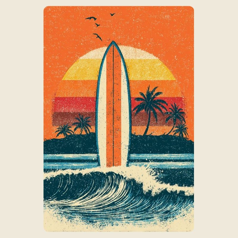 Surfboard Surfer