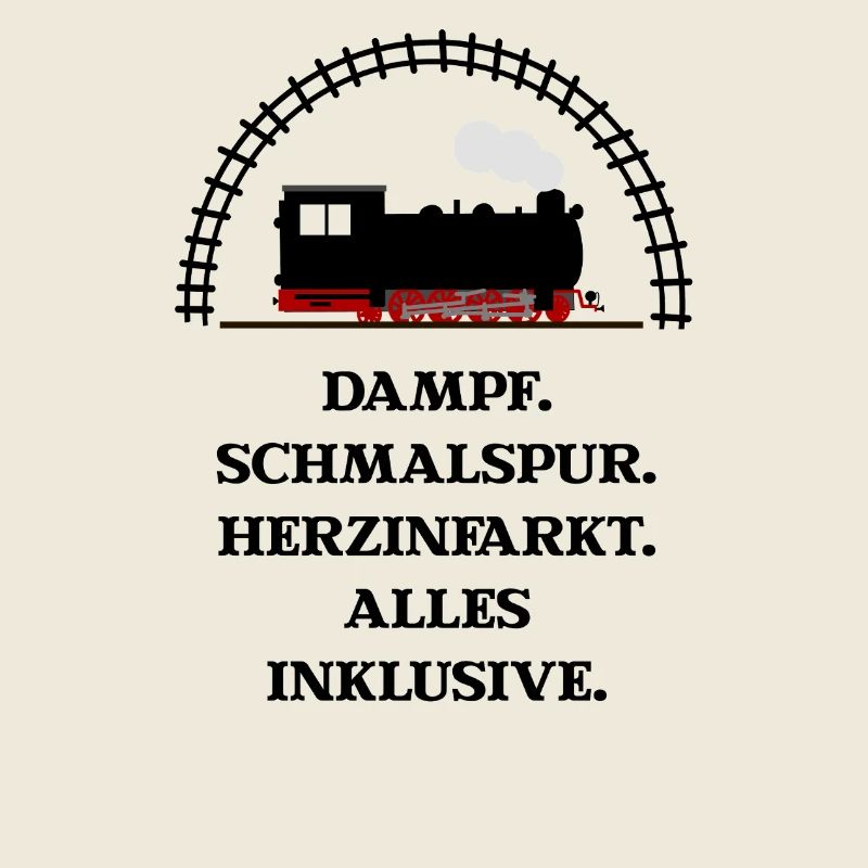 Dampf Schmalspur Herzinfarkt