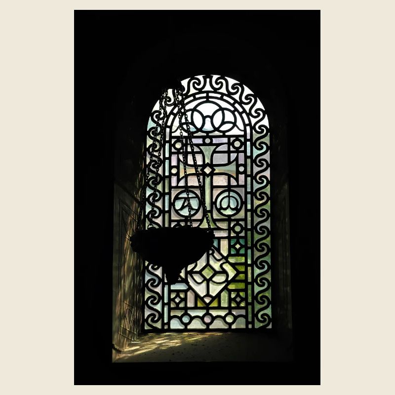 Stained Glass Window Silhouette