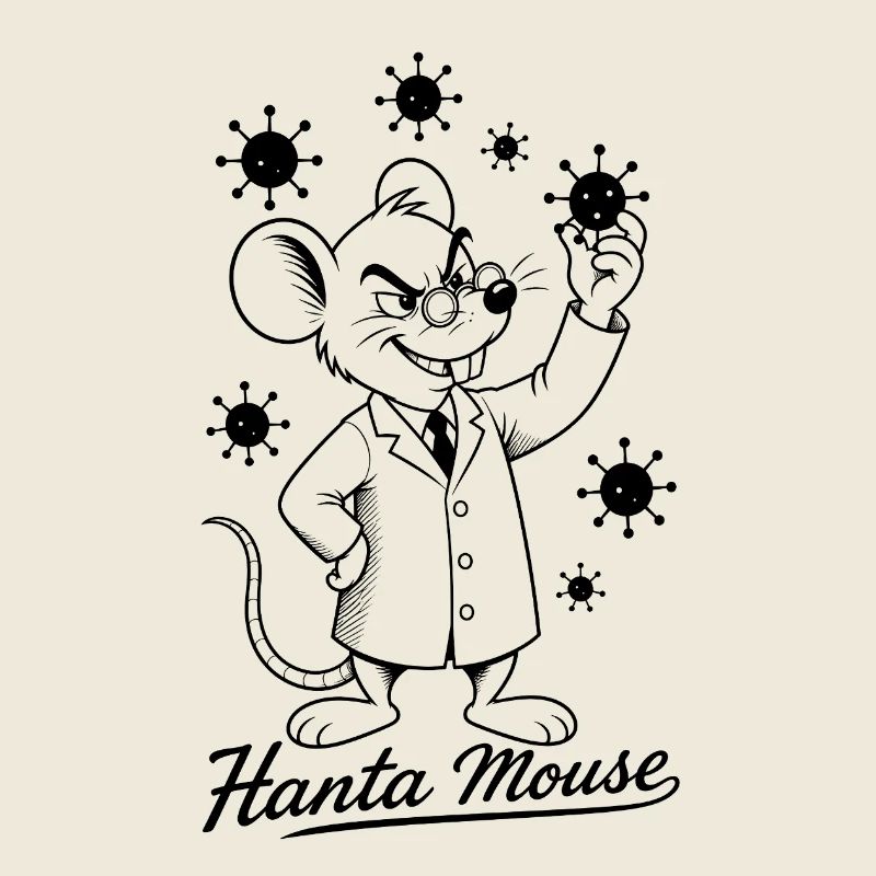 Hanta Mouse Dessin animé rétro