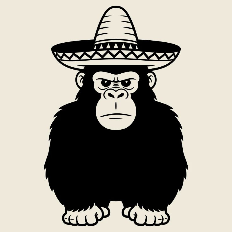 Gorilla sombrero