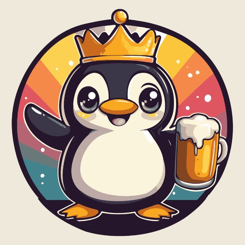 Pinguin Bier Comic