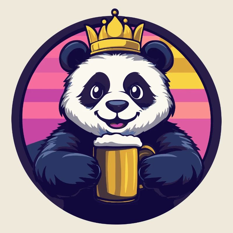 Panda Bier Comic