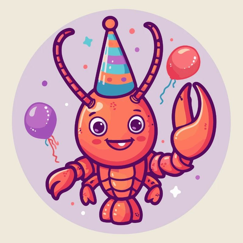 Hummer Krebs Geburtstag Comic