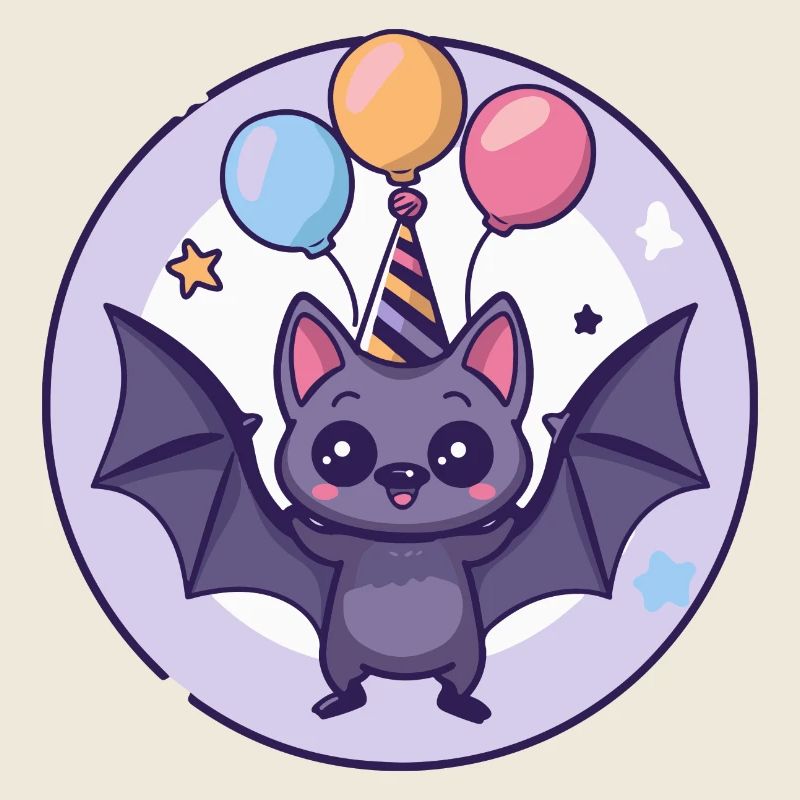 Fledermaus Geburtstag Comic