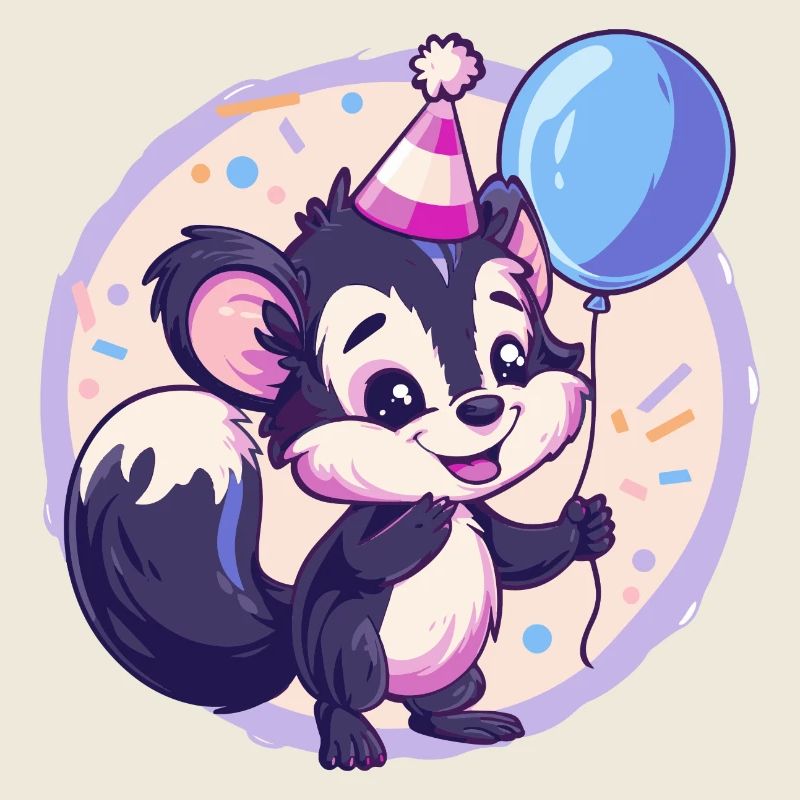 Skunk Birthday Comic