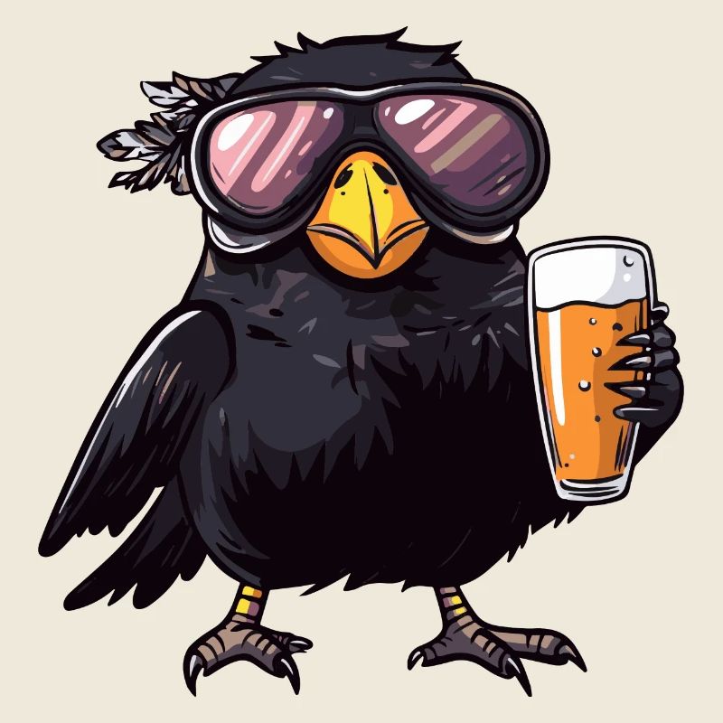 Raven Crow Ski Beer