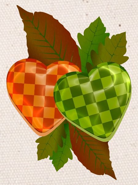 Checkered heart