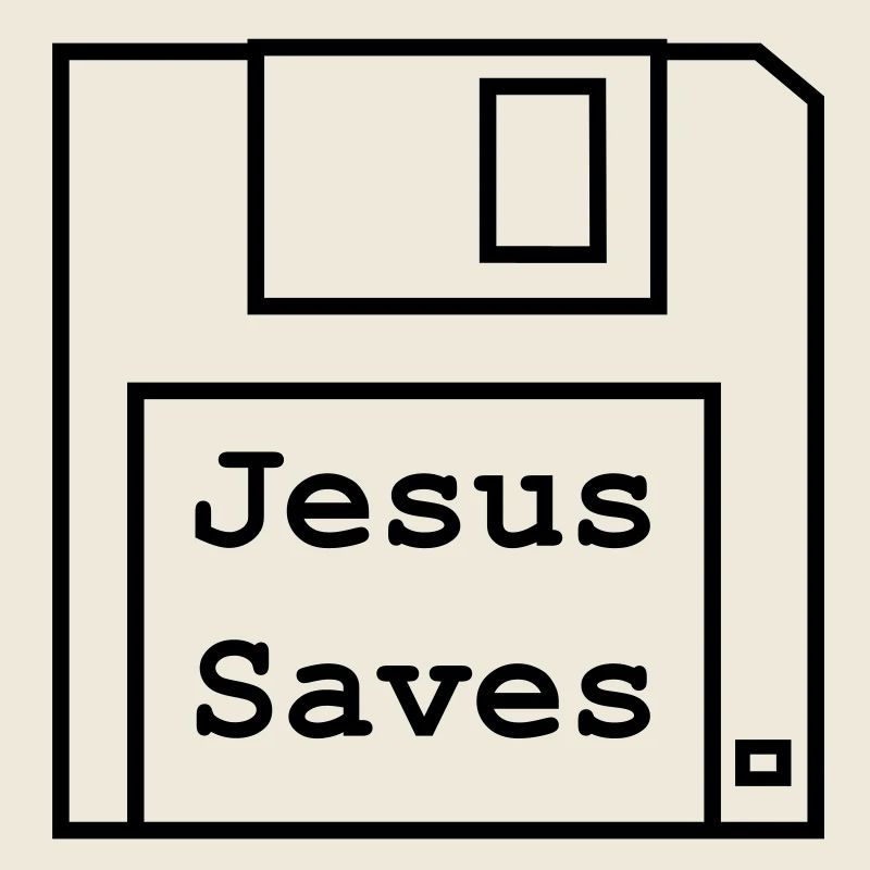 Jesus Saves - Floppy Disk