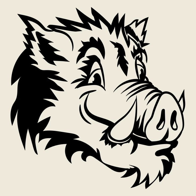 wildschwein kopf lustig