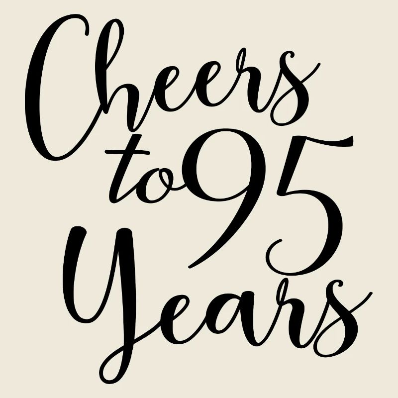 Vive le 95e anniversaire de 95 ans