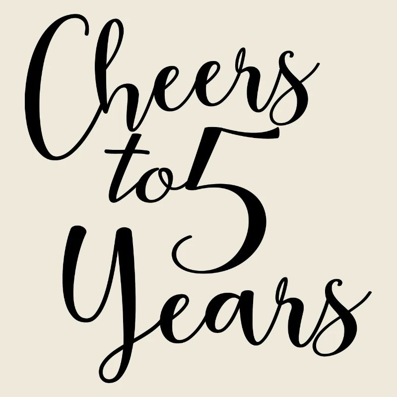 Vive le 5e anniversaire de 5 ans