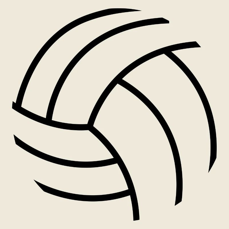 Volleyball motif