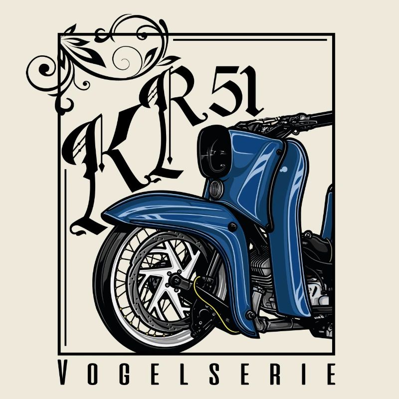 Schwalbe (blau) // Illustration