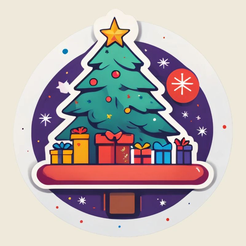 Fichte und Geschenke
